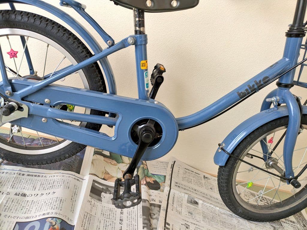 【直接お取り引き】bikke　16インチ　ネイビーグレー　子ども用自転車