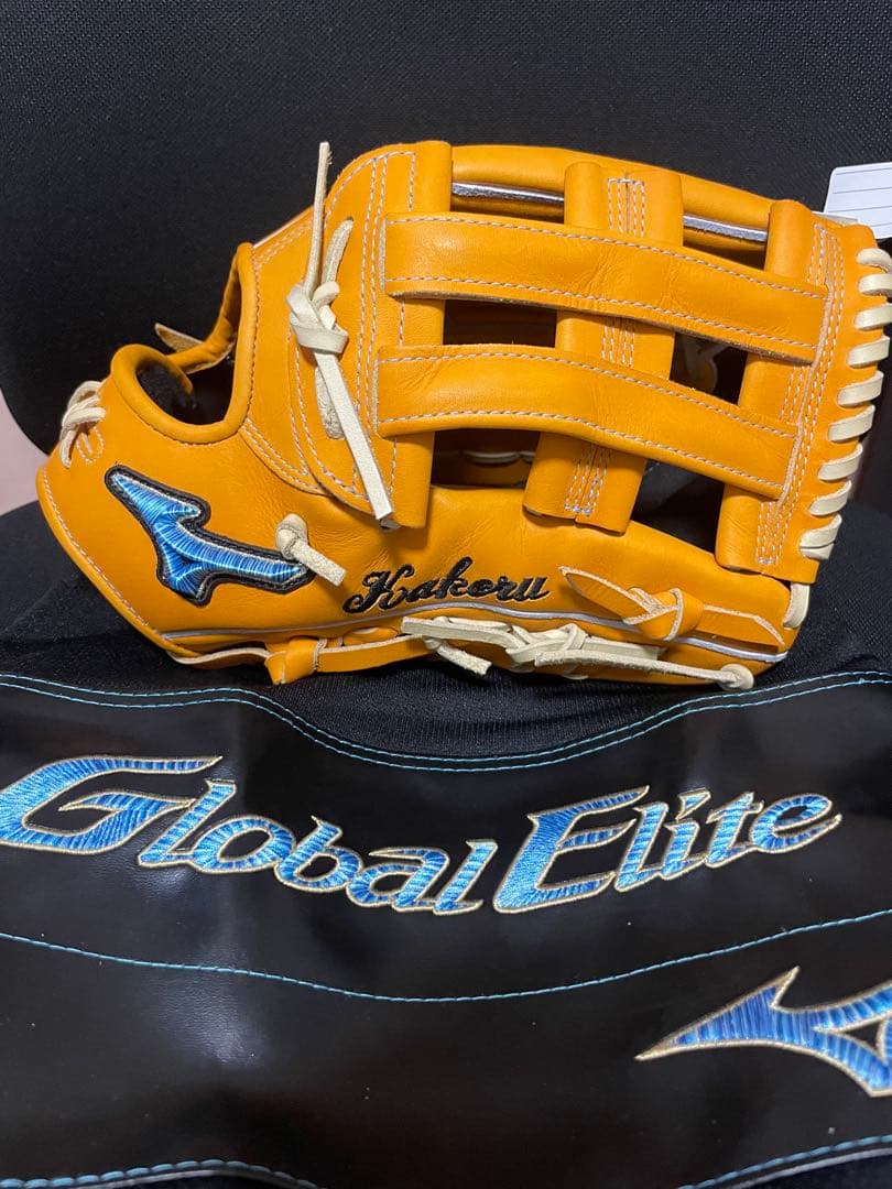 ミズノ　Global Elite 硬式オーダーグローブ オレンジ
