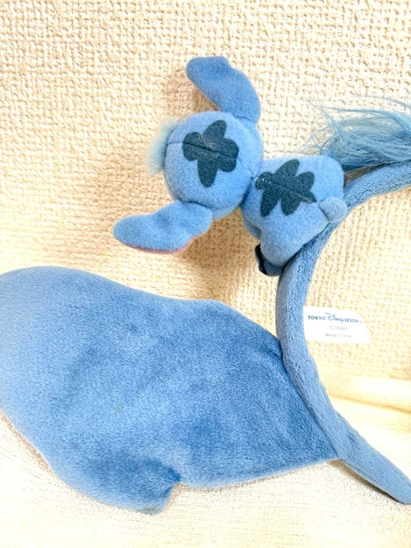 【即日発送】【廃盤品】スティッチ　カチューシャ　ぬいぐるみ　ディズニー