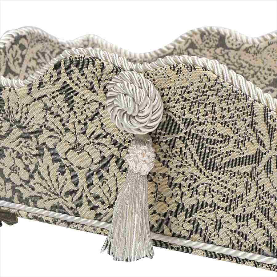 新品　最終お値下げJennifer Taylor　脚付小物入れいちご泥棒グレー