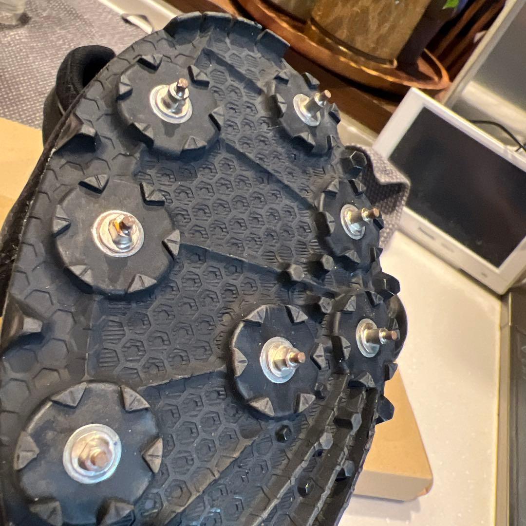 ASICS EFFORT ブラック/ゴールド スパイク　25.5cm 陸上