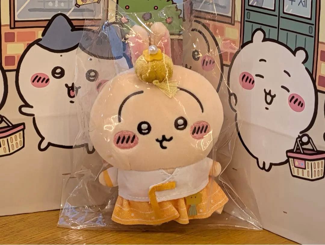 【韓国限定版】ちいかわ チマチョゴリ マスコット ぬいぐるみ セット　おまけ付き