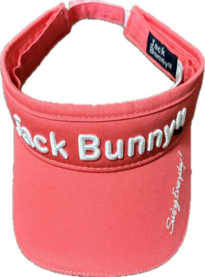JACK BUNNY ジャックバニー　半袖　ポロシャツ　ボーダー　ピンク