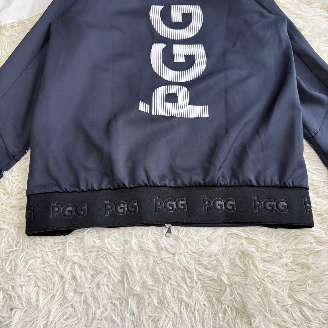 【パーリーゲイツ】極美品 セットアップ ネイビー 5サイズ pgg メンズ