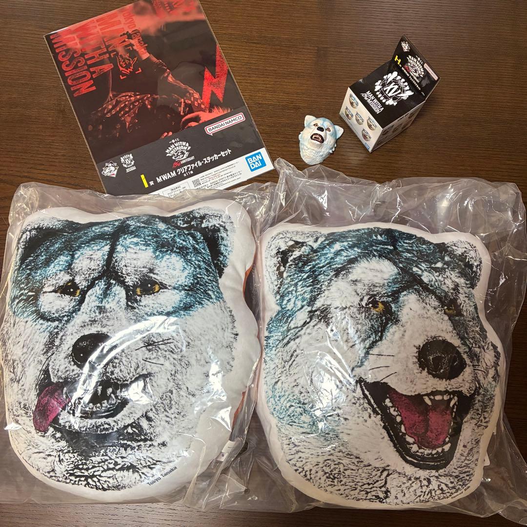 MAN WITH A MISSION マンウィズ クッション マグネットファイル