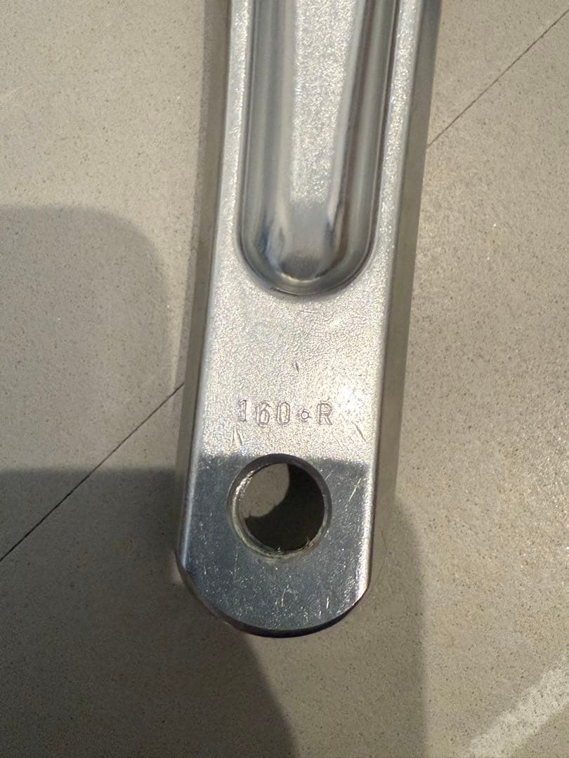 FORMOSA CRANKS 160㎜/30φ シルバー クランク ほぼ新品