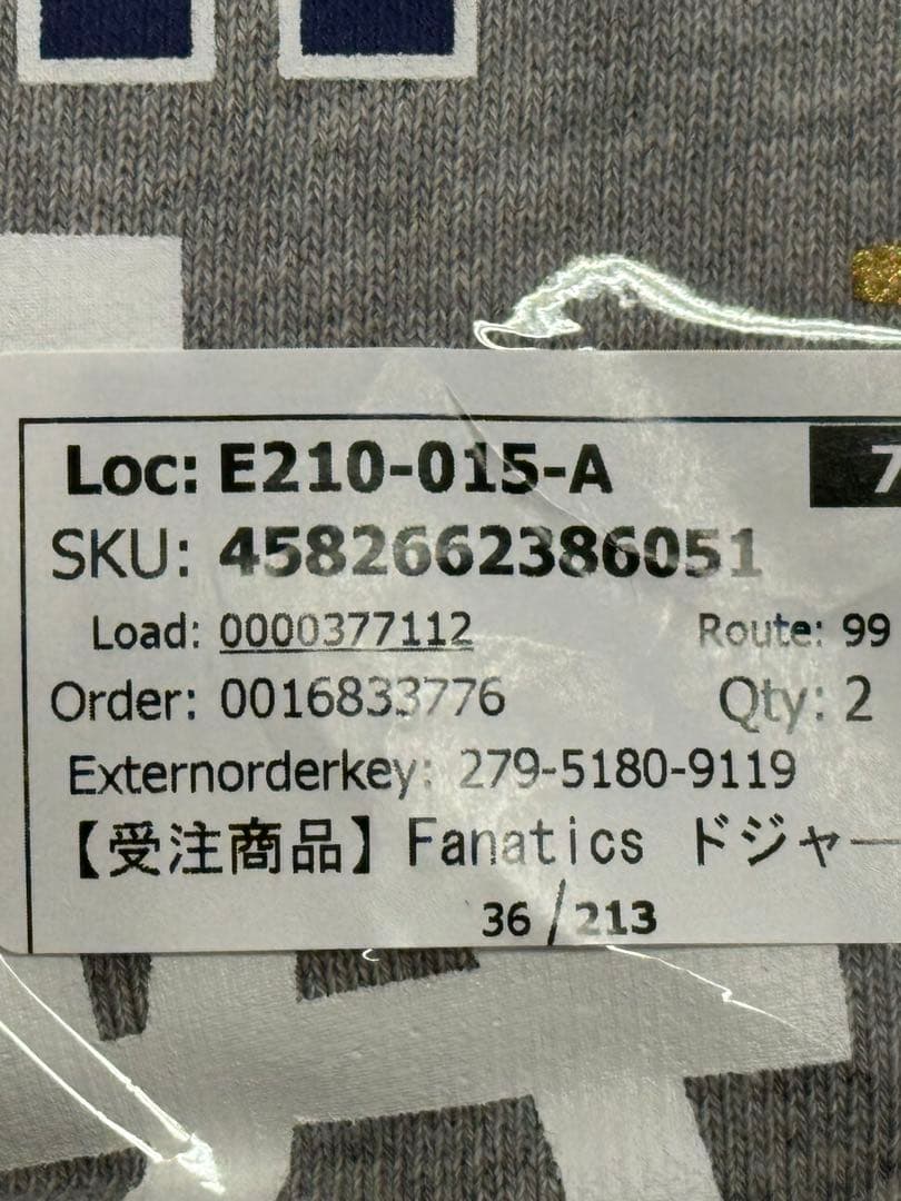 新品未使用　2024ドジャースチャンピオンパーカー Mサイズ