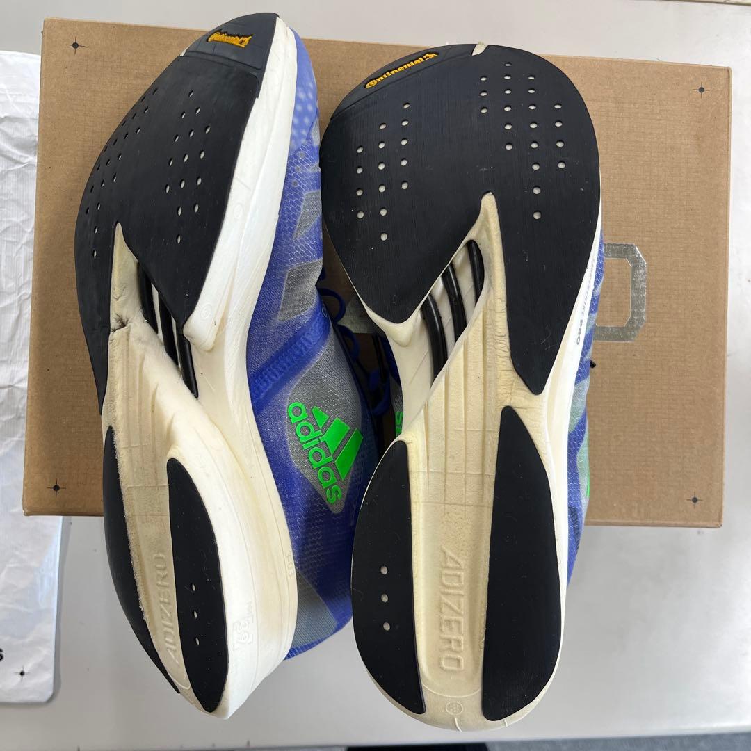ADIZERO ADIOS PRO2青/緑 収納袋付き　　28.0cm 美品