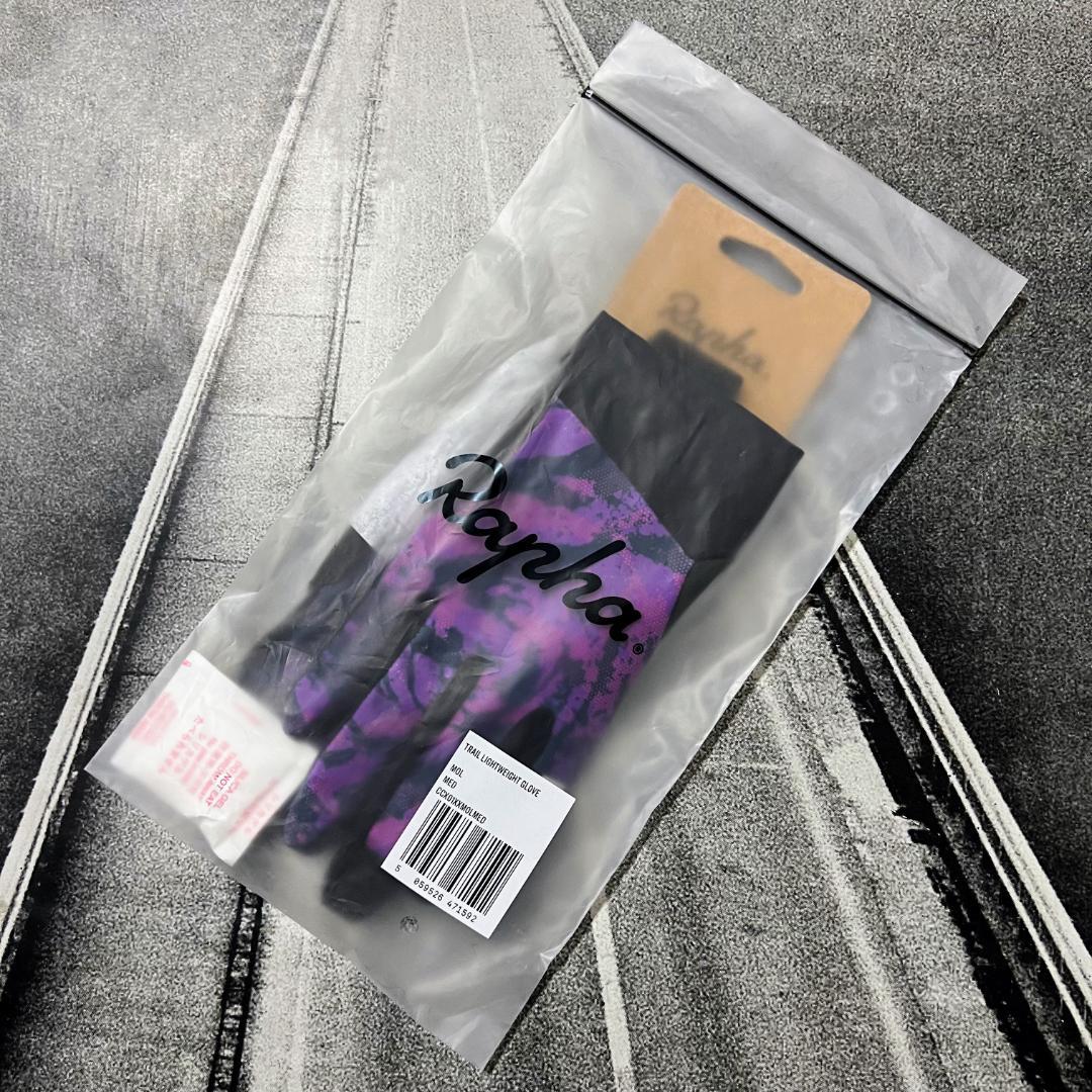 新品 Rapha トレイル ライトウェイト グローブプリントパック Mサイズ
