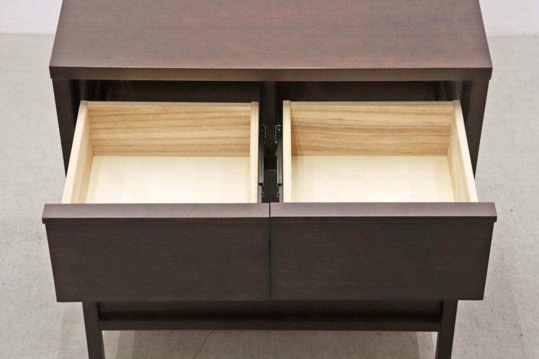 ケユカ タモ材 ラダーチェスト 引き出し 4杯 収納 ラック 箪笥 ナチュラル