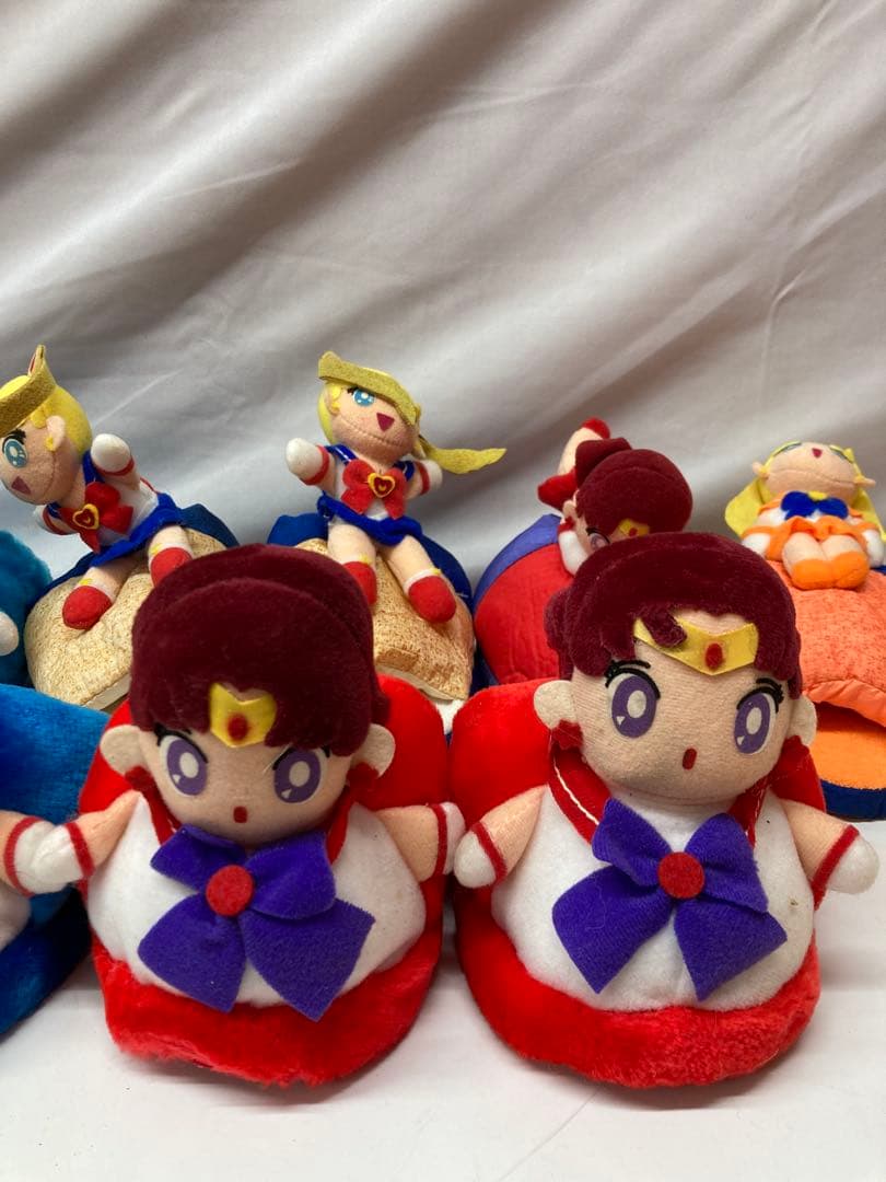 美少女戦士セーラームーン ぬいぐるみスリッパ 大量セット 靴