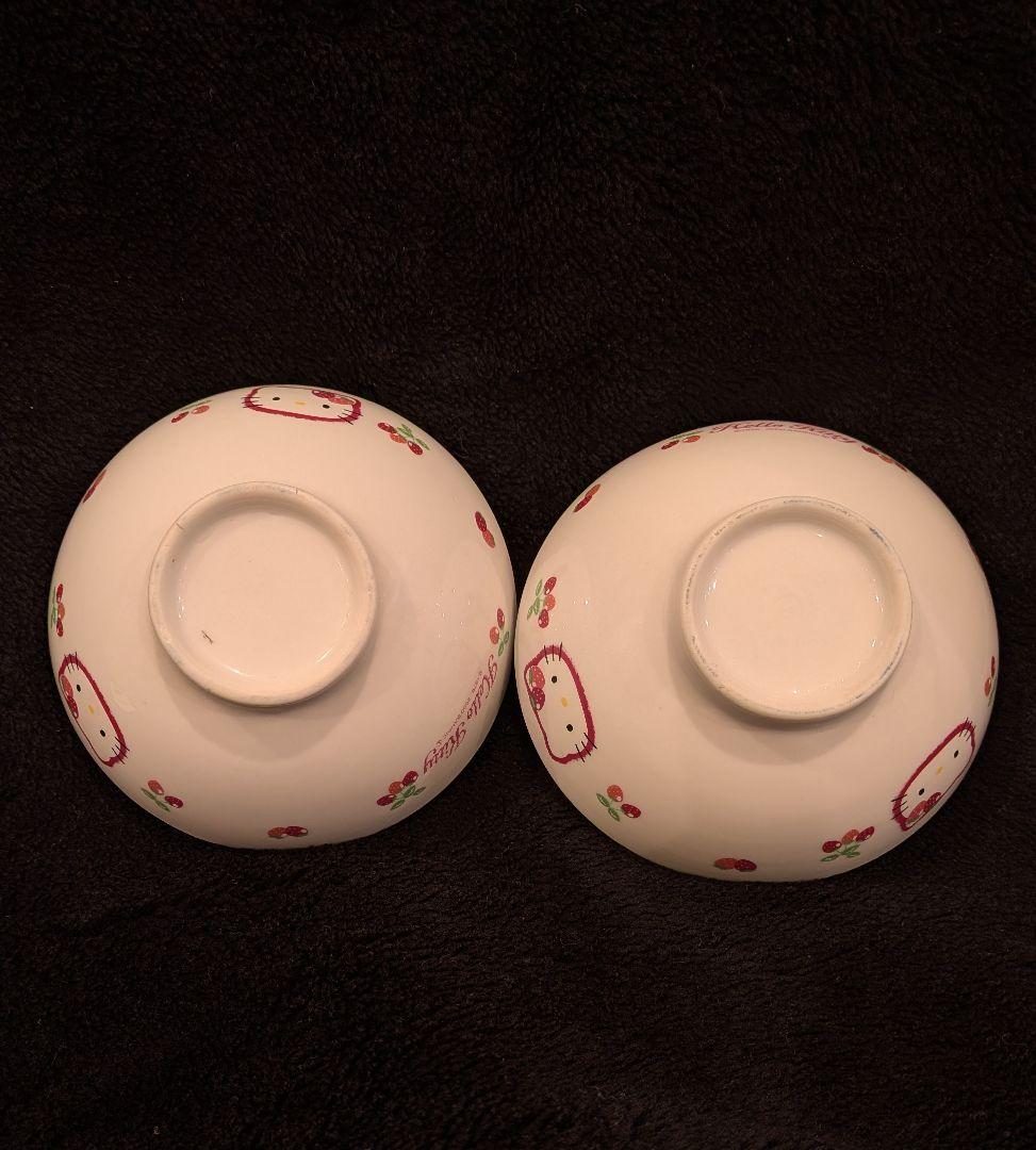 レトロ　ハローキティ　お茶碗　グラス　４点セット☆　2000年　野いちご　希少♪