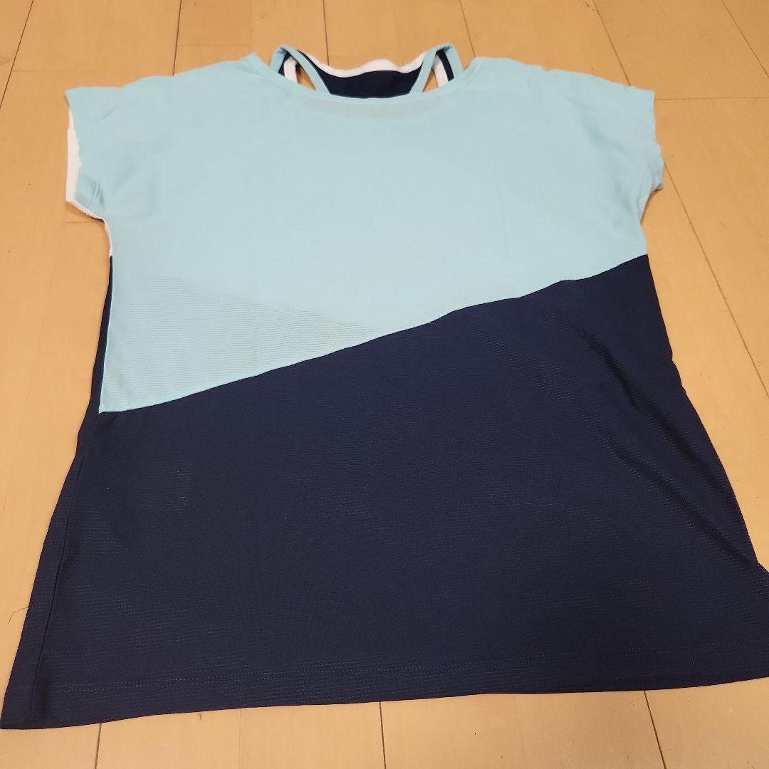 FILA スポーツセットアップ 水色/ネイビー