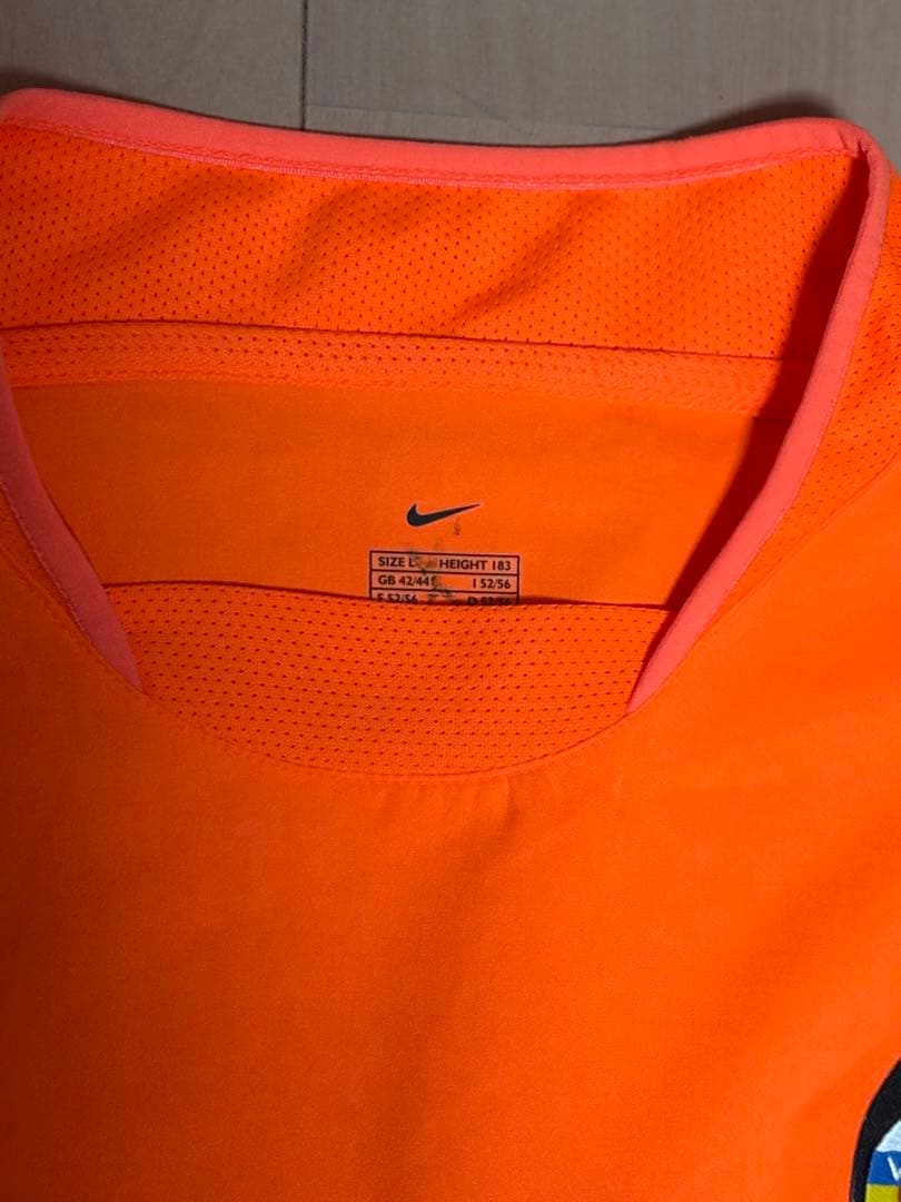 Nike バレンシアCF 長袖シャツ Lサイズ オレン#アイマール