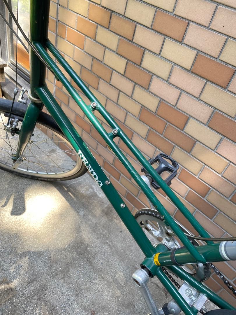 [引取限定]bruno mixte グリーン ミニベロ