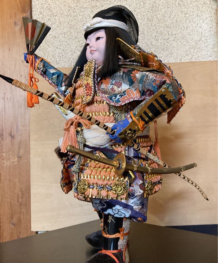 貴重 五月人形 鎧着武者人形兜人形 こども 昭玉作 サムライDoll