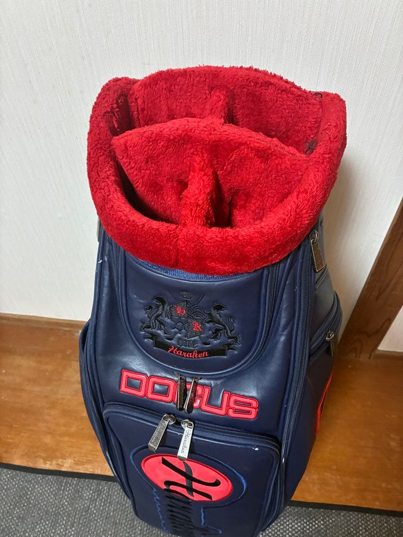 DOCUS DESIGN B701 キャディバッグ ネイビー/レッド