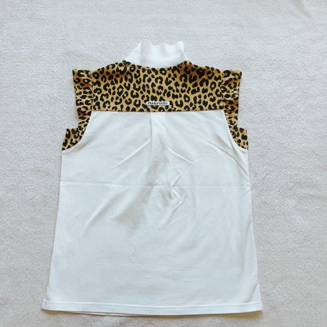 美品　パーリーゲイツ　セットアップ　ポロシャツ　スカート　レオパード　ヒョウ　豹