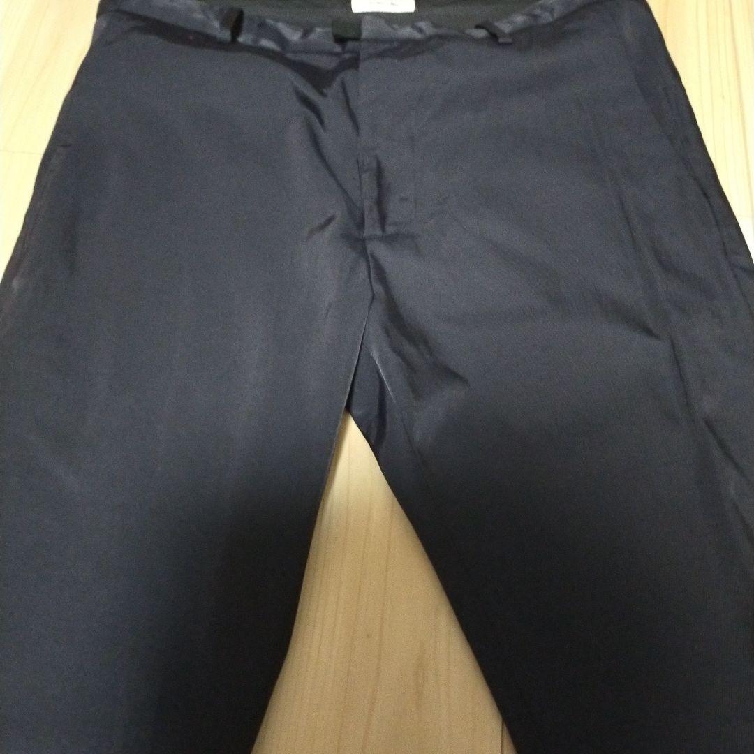 HELMUT LANG ヘルムートラング ナイロン スラックス パンツ ネイビー
