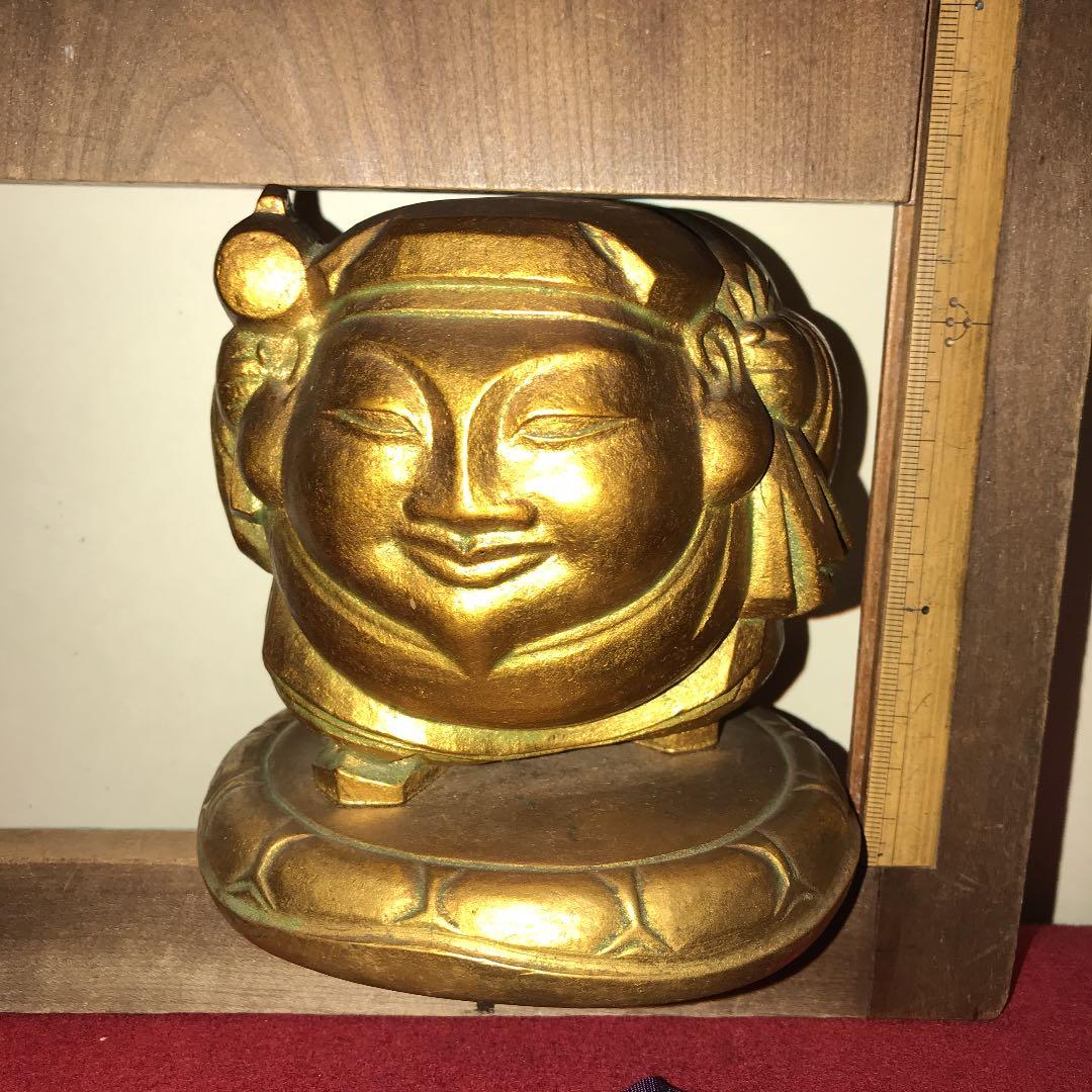銅製　田中写　大黒天　置物