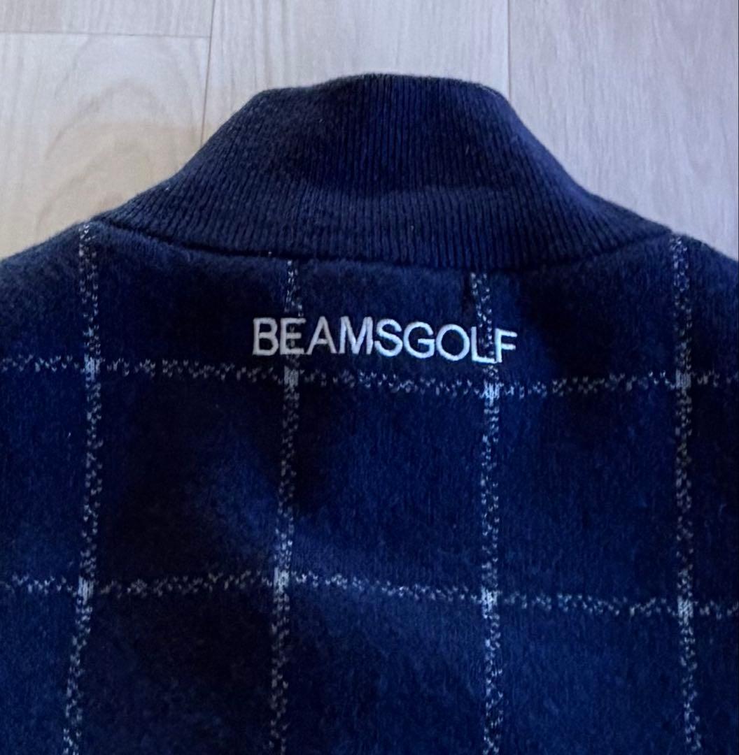 BEAMS GOLF ビームスゴルフ　防風ニットブルゾン サイズL