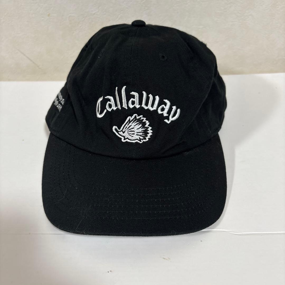 Callaway x clubhouse コラボ 黒 キャップ