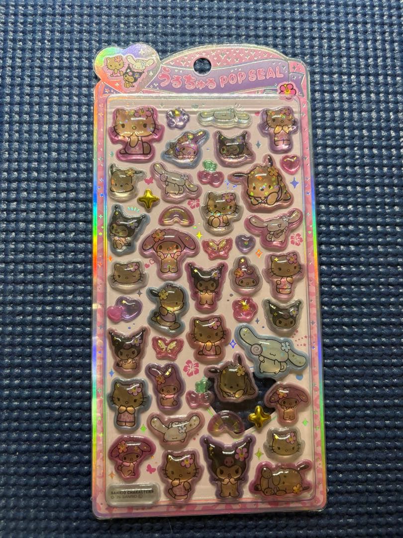 【正規品】うるちゅるポップシール サンリオ ８種セット