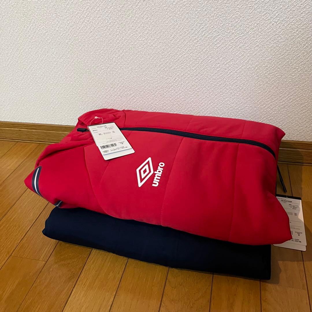 [未使用]アンブロ 中綿入りブレーカー　上下セット　M(Sサイズ)