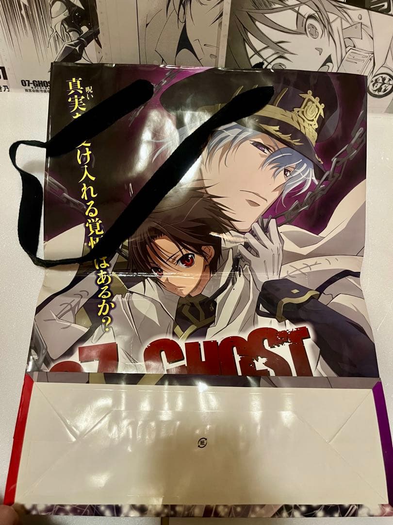 07-GHOST グッズセット 直筆サイン＋イラスト入り複製原画