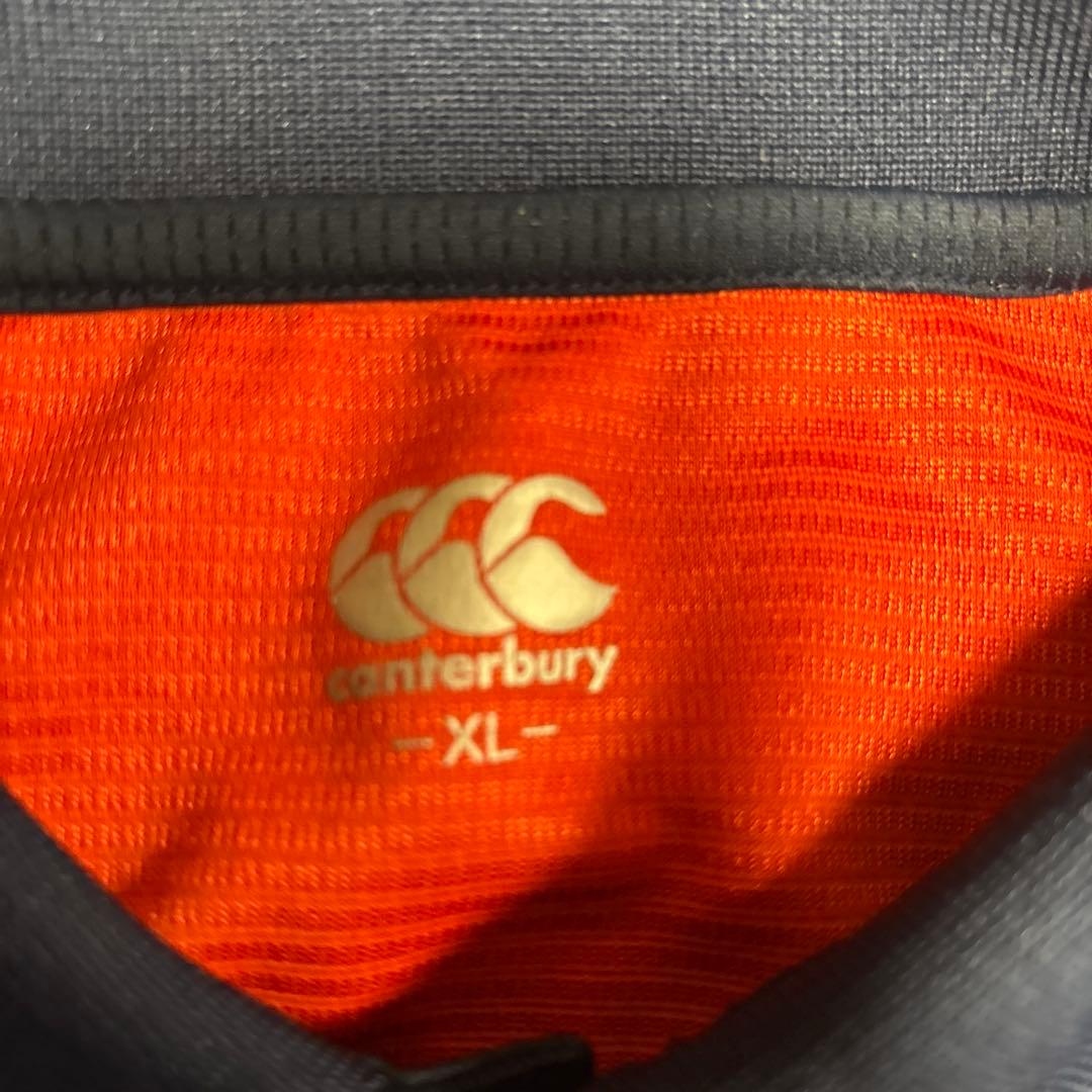 Canterbury カンタベリー 日本代表 ラガーシャツ XL 企業ロゴ