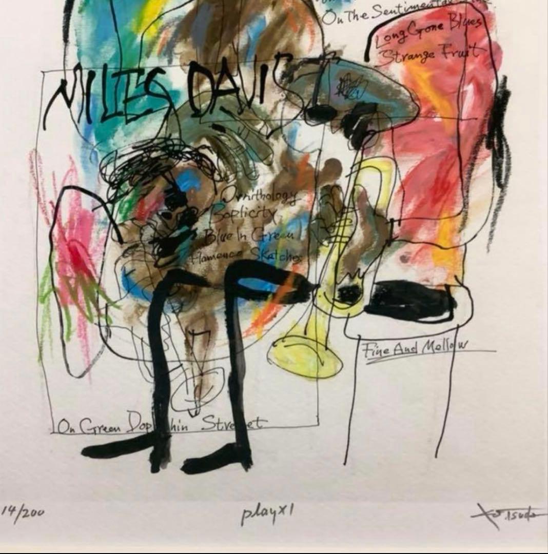 絵画・額縁・版画・津田耕・playⅪ・JAZZシリーズ・美術品・インテリア・雑貨