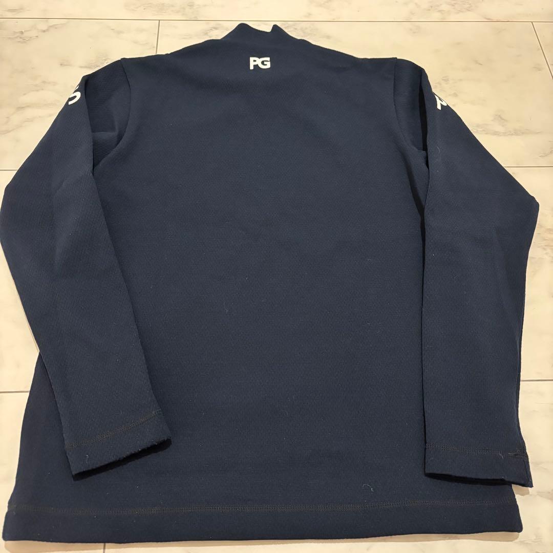 ♦︎ 美品 PEARLY GATES 長袖ウェア ５ モックネック ネイビー ♦︎