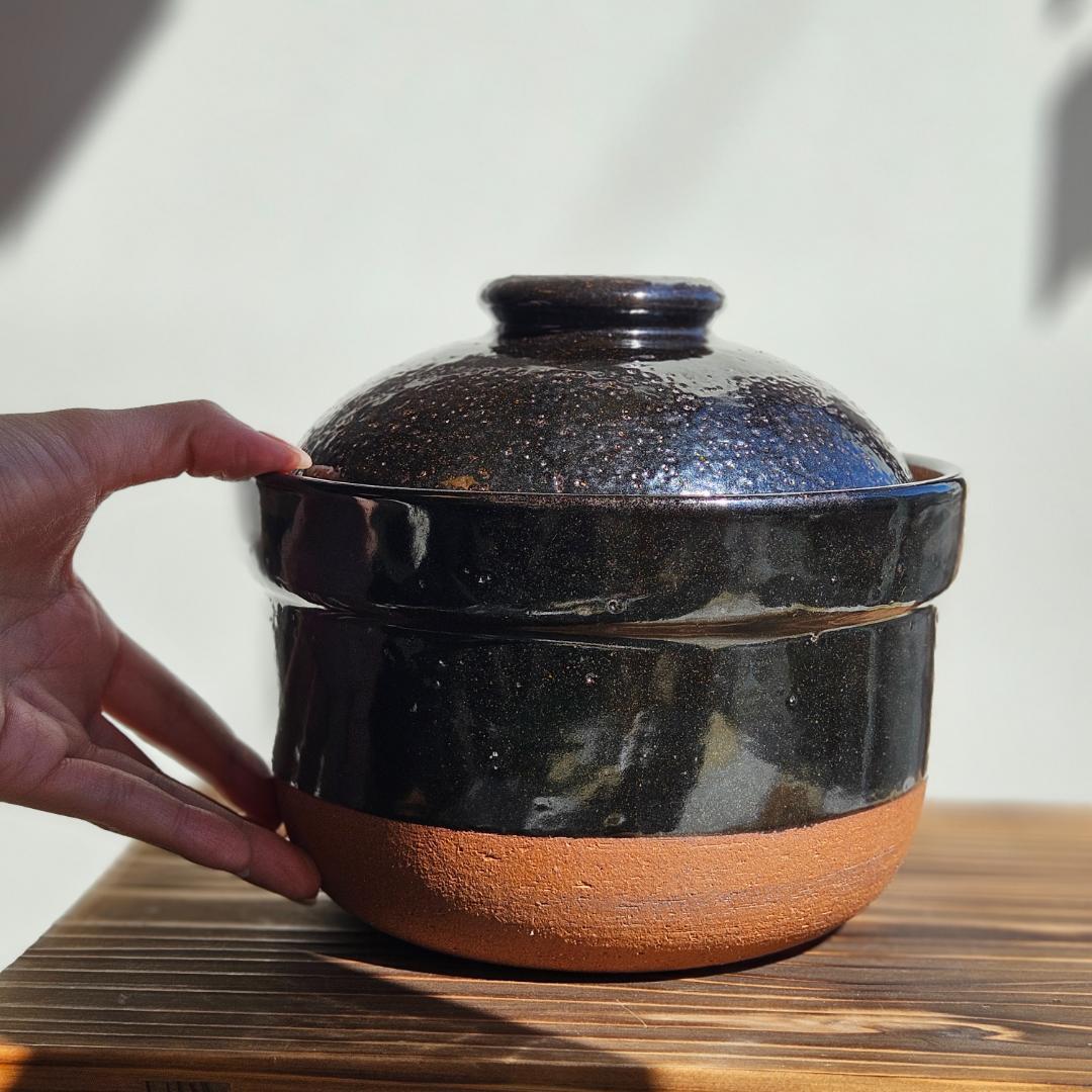 【新品／廃盤品】つけもの名人 浅漬け器 旧商品 長谷園 伊賀焼