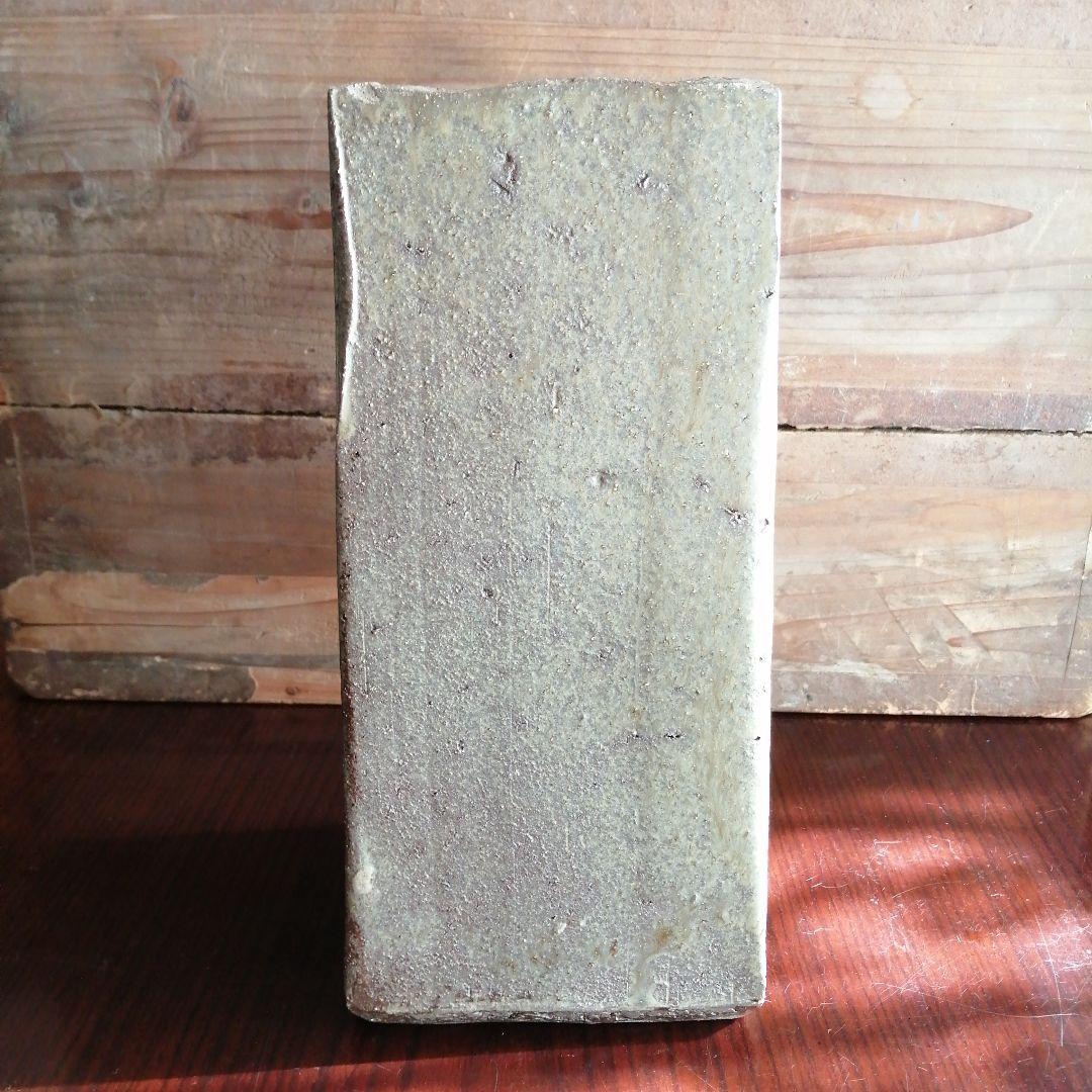 瀬戸焼　谷口祥八　灰釉梅文花瓶　27cm
