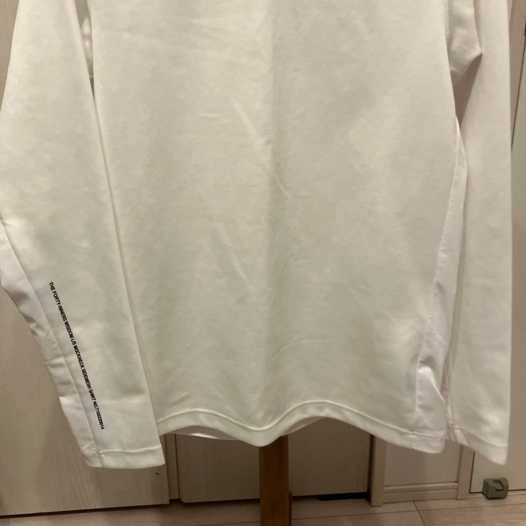 TFW49 (ティーエフダブリュウ) サイドメッシュモックネックTシャツL