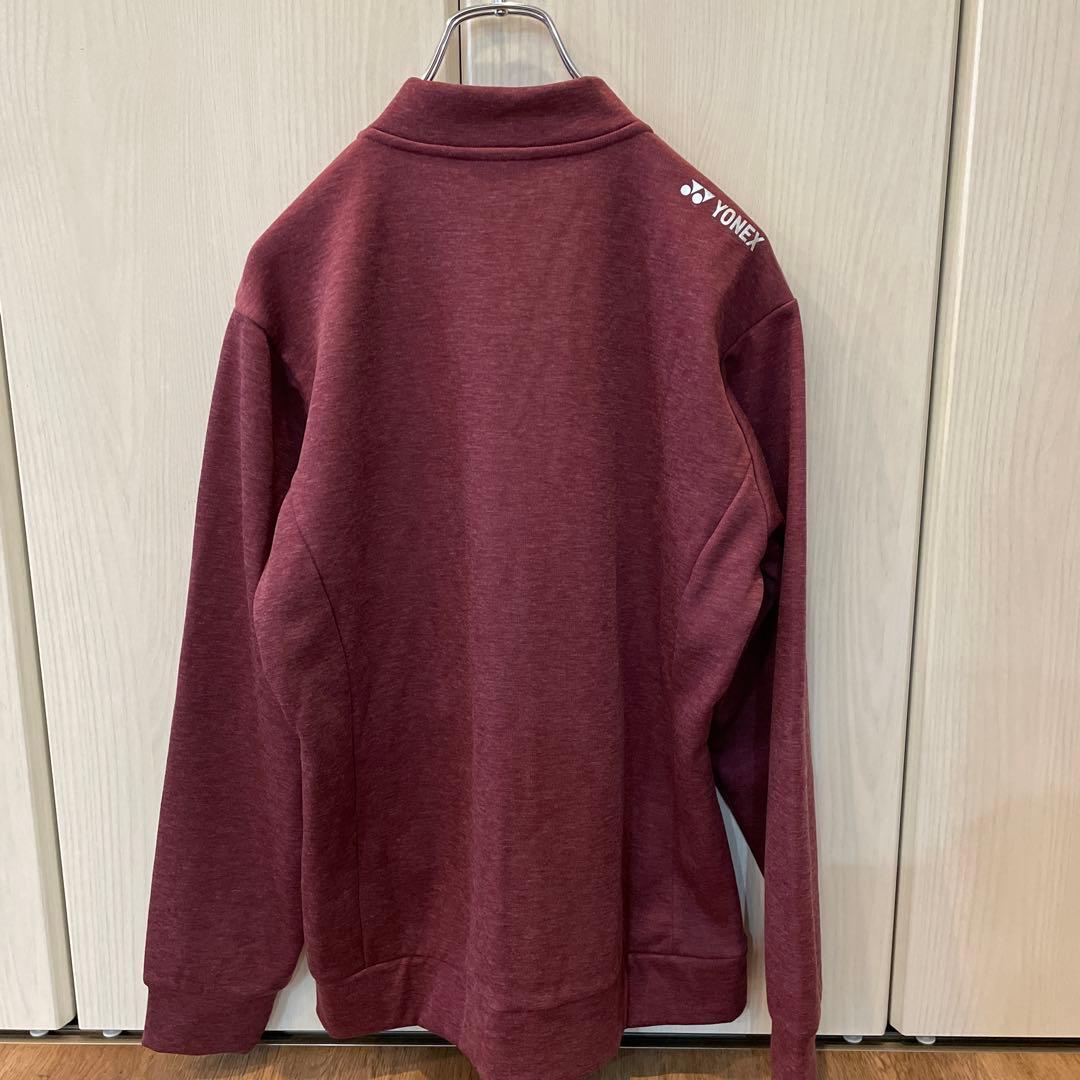 YONEX ワインレッド ジップアップジャケット 新品
