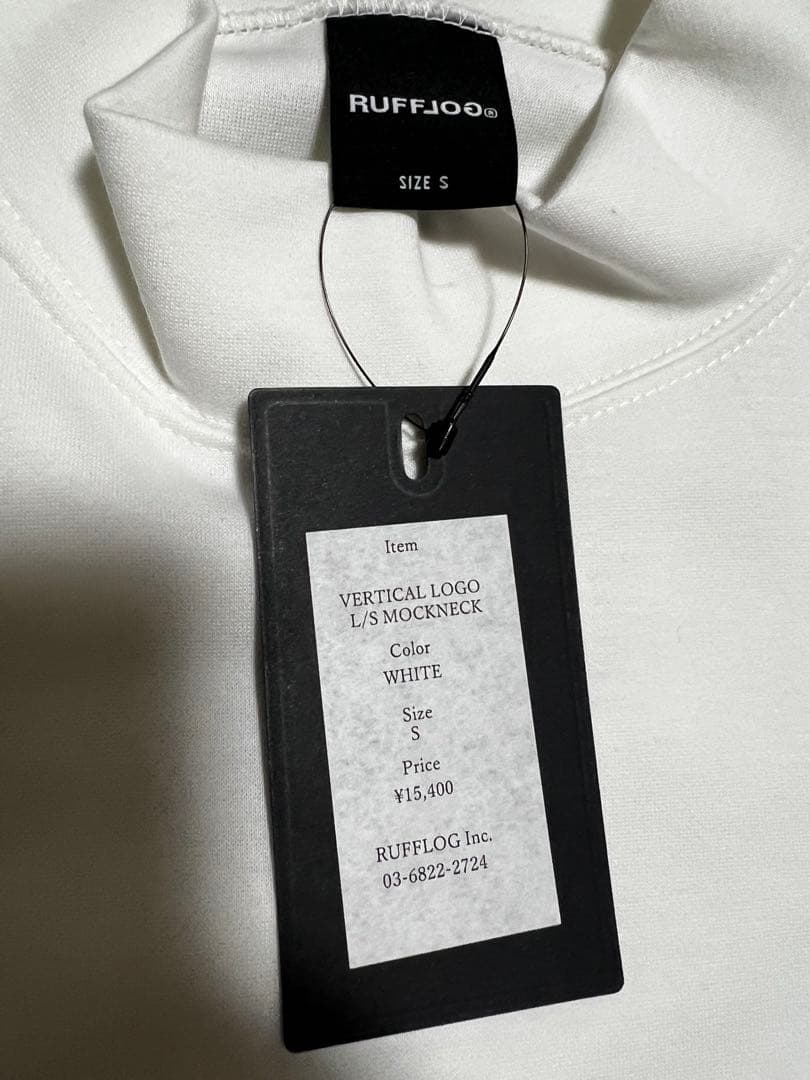 レディースウェア RUFFLOG VERTICAL LOGO L/S MOCKNECK sizeS