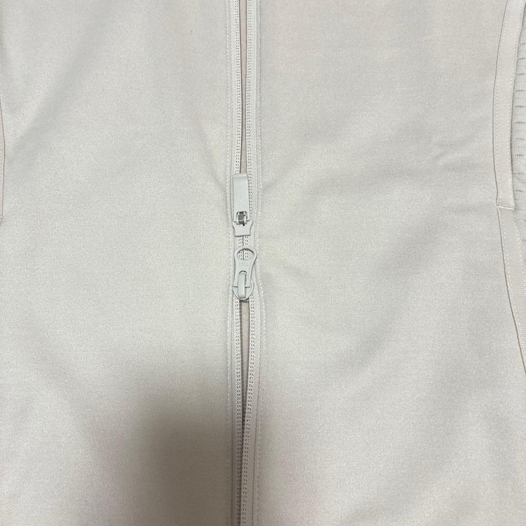 【新品★グレージュ】アディダスゴルフ セットアップ M 暖か保温モデル　裏起毛