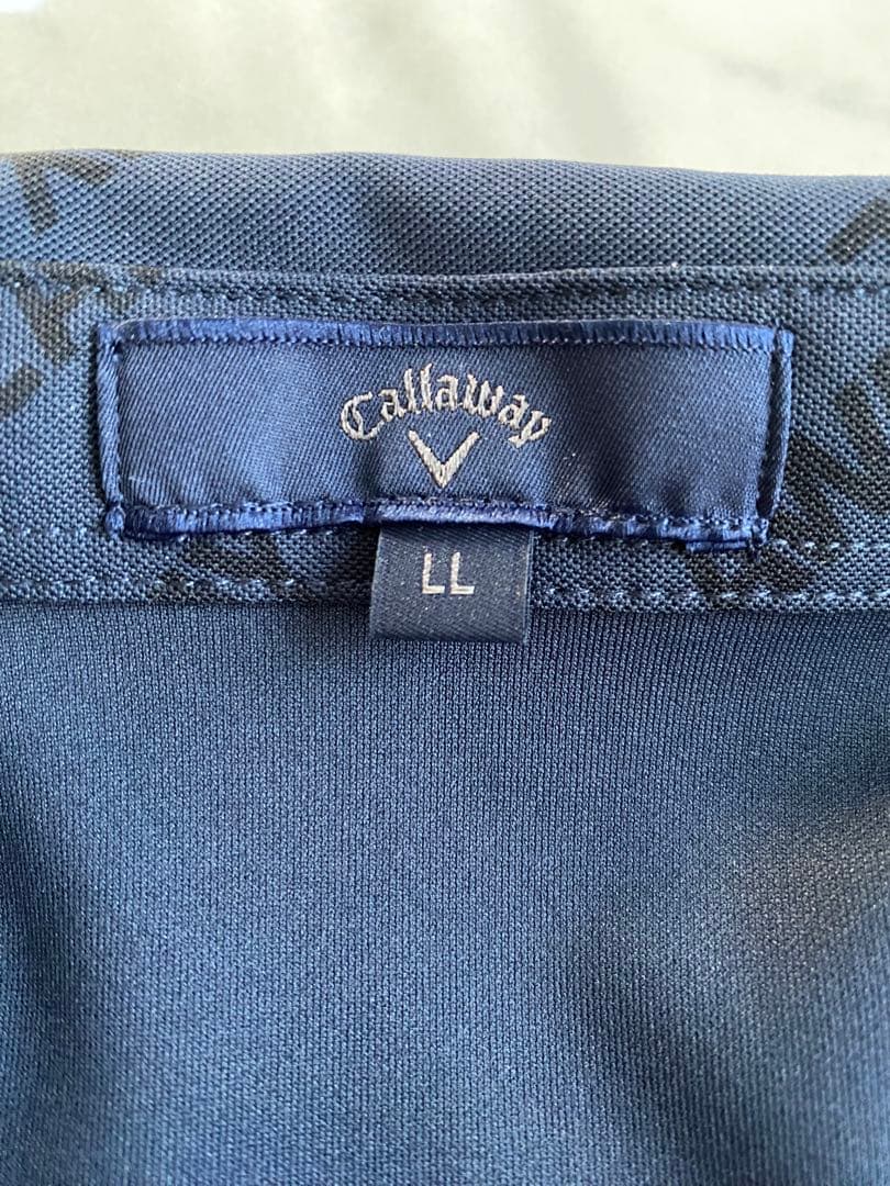 Callaway ネイビー ポロシャツ LL
