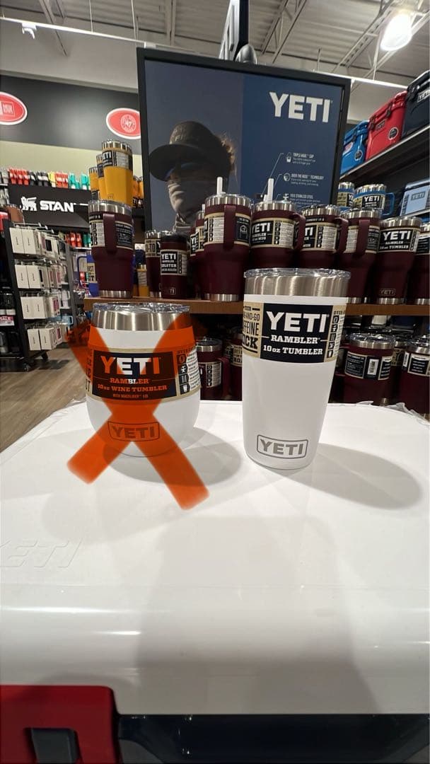 アメリカで購入正規品YETI Rambler 10oz Tumbler ホワイト