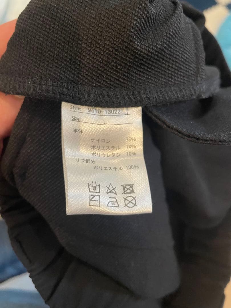 SLDO. ナイロンブラックパンツ
