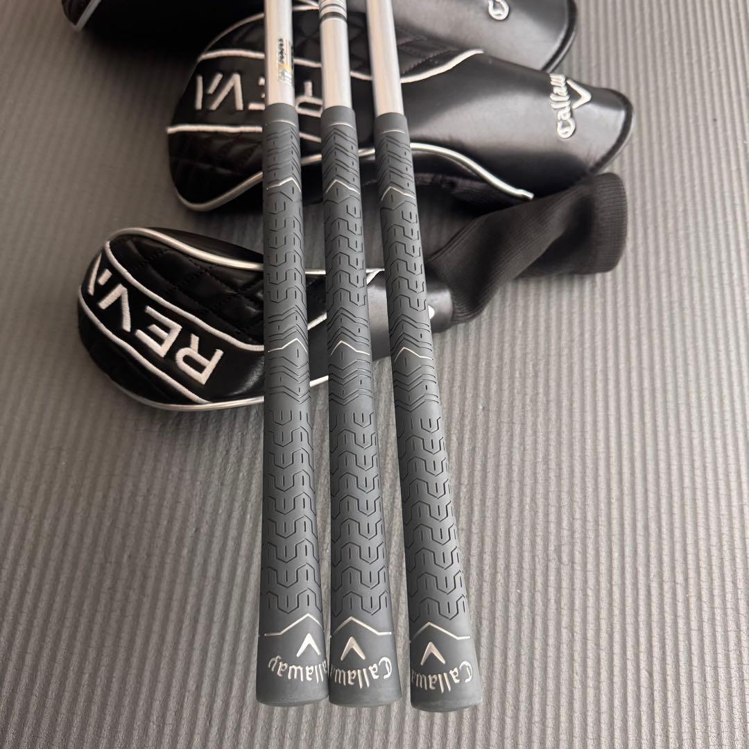 Callaway REVA レヴァ【ドライバー・4W・5H の3本・カバー付き】