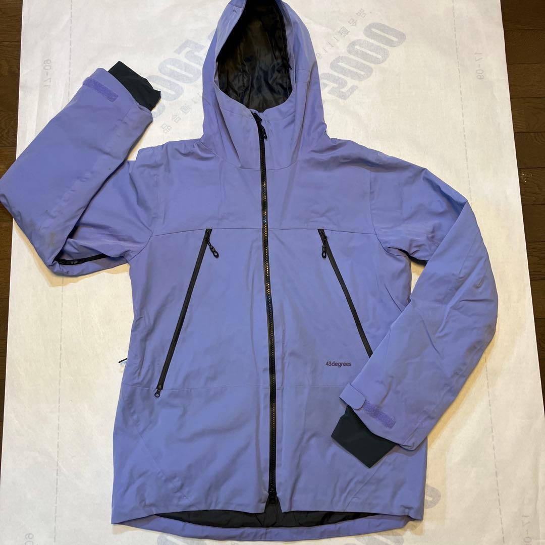 43degrees FS SB2005 L-2L 上下セット　防寒中綿入り防水