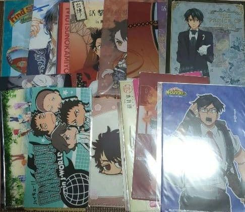ノンジャンル　クリアファイル　まとめ売り　200枚程度　アニメ　アイドル