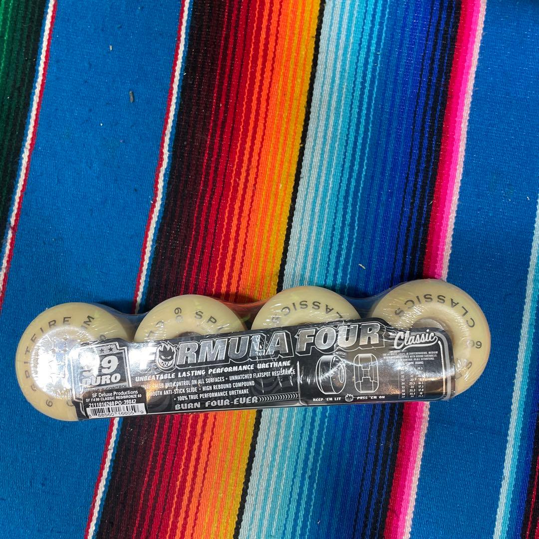 スケートボード SPITFIRE FORMULA FOUR 99DURO 60mm