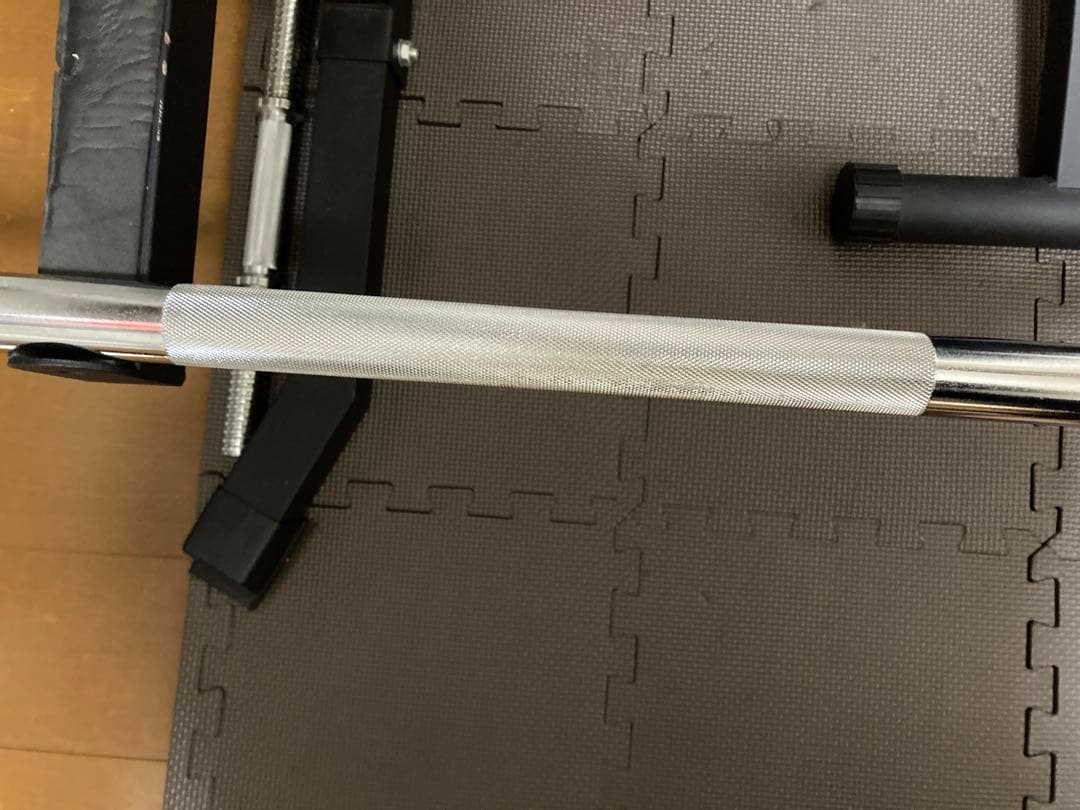 アイロテック iROTEC バーベルシャフト 180cm 滑り止め加工 シルバー