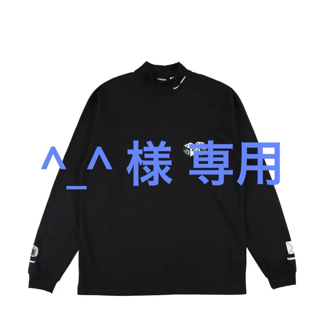 新品CLUBHAUS×TANGRAM モックネックTEE ブラック サイズL