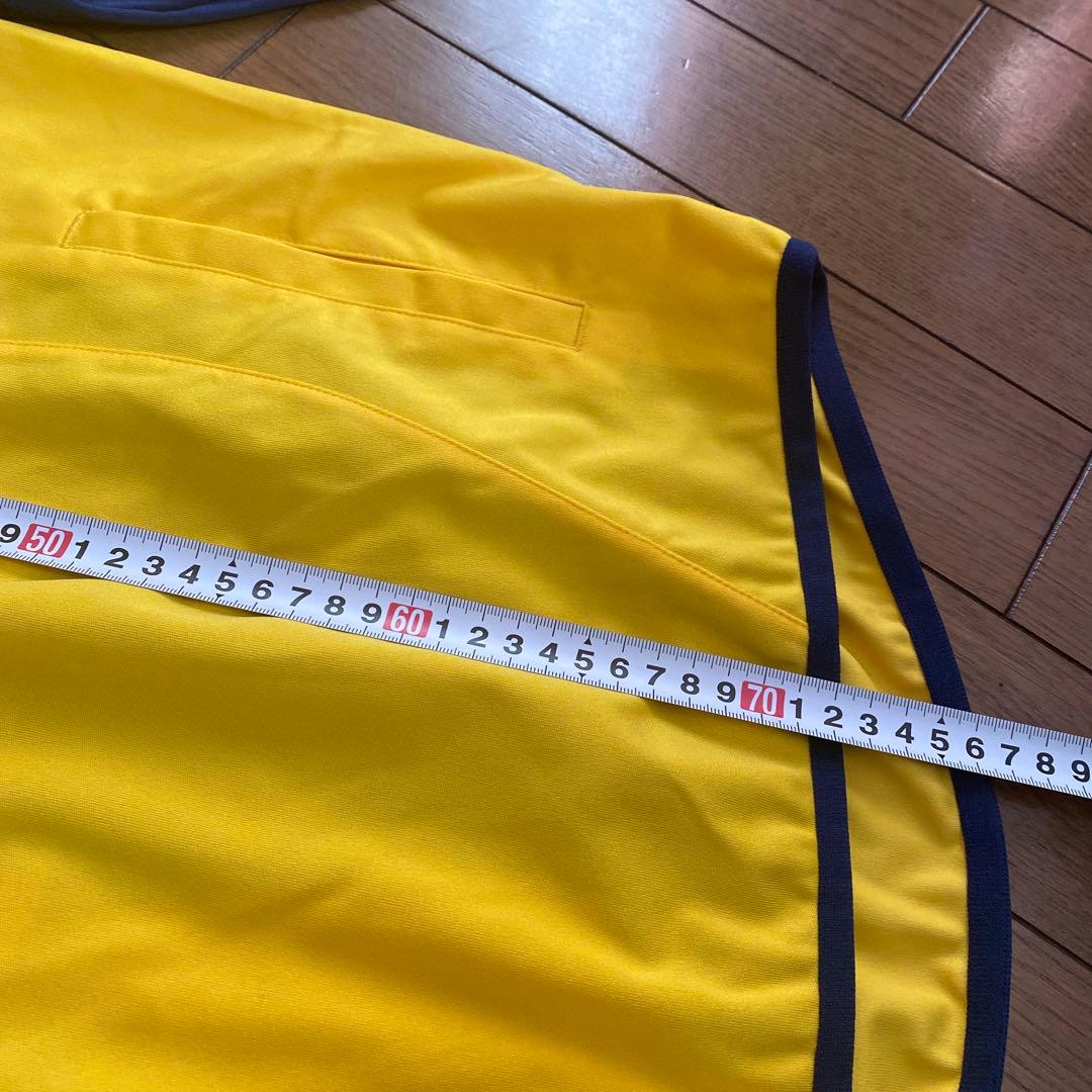 美品　ATHLETA アスレタ　ピステ上下 イエロー/ネイビー　O/ LL