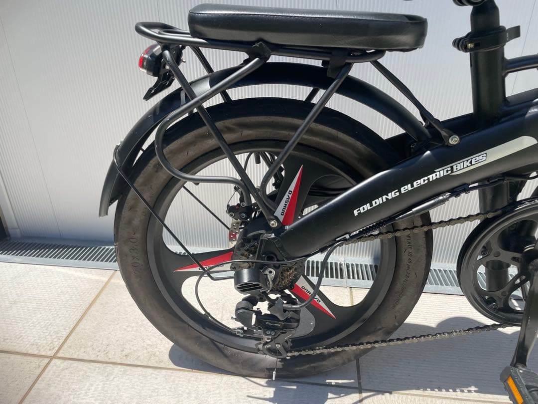 動作品 FLYFISH 折り畳み 電動アシスト自転車 走行379km 20インチ