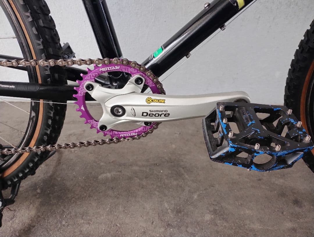 パナソニック マウンテンキャット チョイカスタム　オールドMTB クロモリ